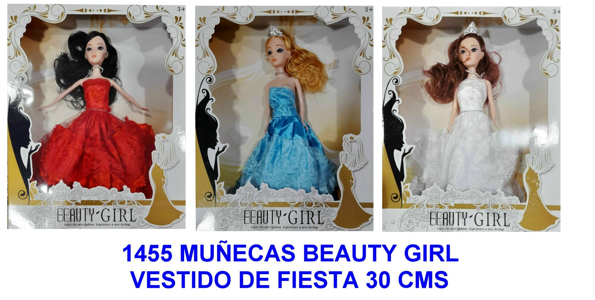BEAUTY GIRLS 30 CMS VESTIDO DE FIESTA